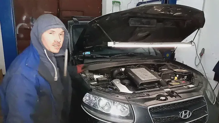 Замена ремня ГРМ Hyundai Santa Fe 2.2 CRDI ( D4EA/D4EB ) / Помпа не виновата !!!