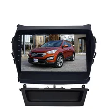 Переходная рамка для Hyundai Santa Fe, IX45 с 2013 года LeTrun 4204 под базовую магнитолу 9 дюймов