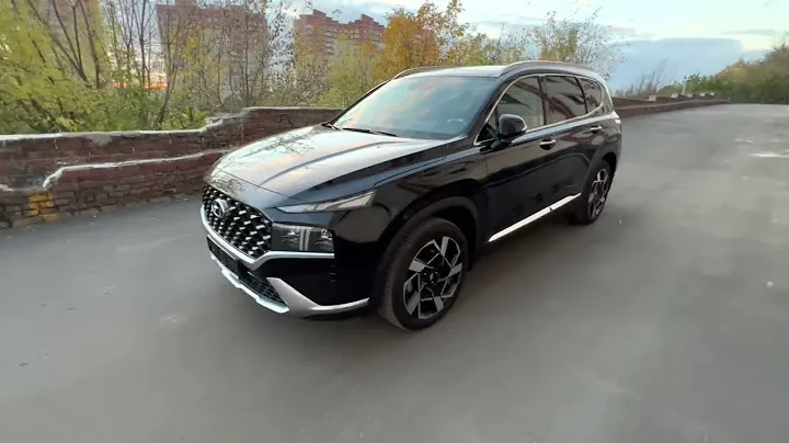 Обзор Hyundai Santa Fe 2.5 бензин 2022 максимальная комплектация, панорама в Москве