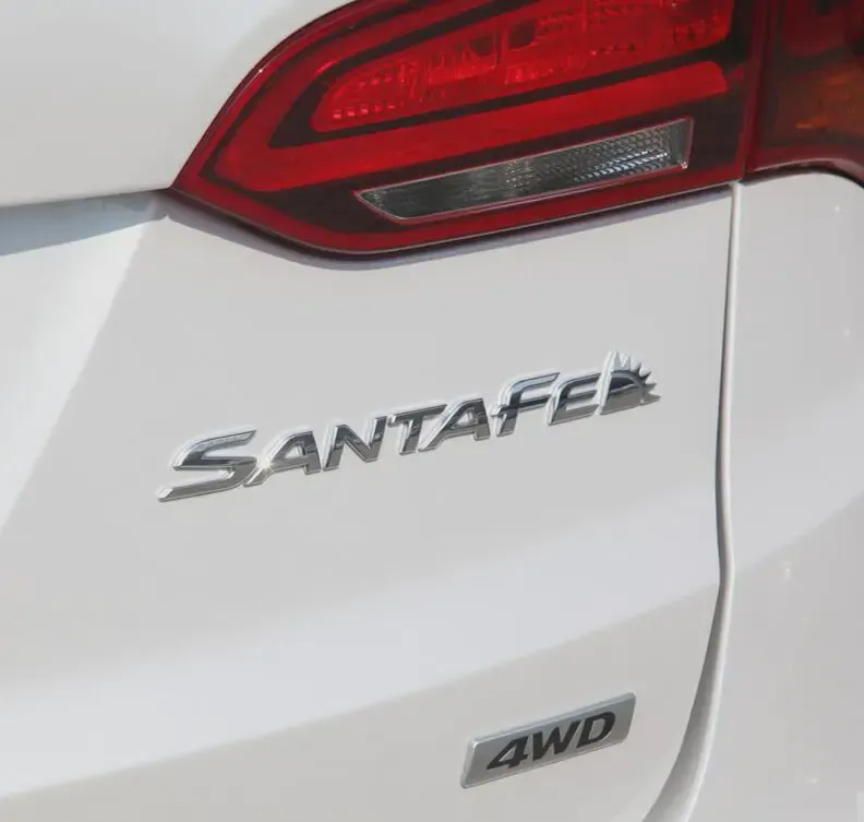 🛍 1 шт. 3D ABS SANTAFE SANTA FE автомобильный значок на багажник наклейка логотип наклейка автостайлинг авто аксессуары-2