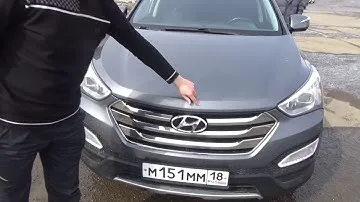 Тест-Драйв Hyundai Santa Fe 3 поколения 2.4л 178 л с. 16кл мотор, дорестайлинг 2012 года.