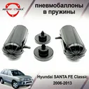 Пневмобаллоны в пружины Hyundai Santa Fe Classic ТагАЗ 2006-2013 (пневмоподушки для увеличения клиренса, грузоподъемности) - автопроставка арт. PB-MHD-24