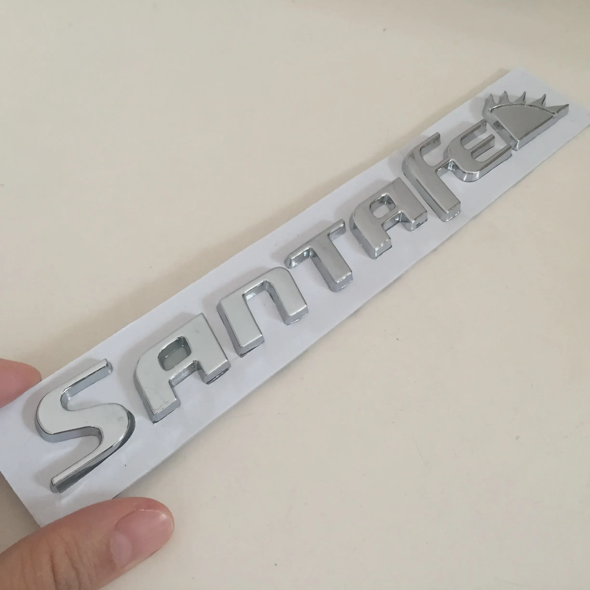 🛍 1 шт. 3D ABS SANTAFE SANTA FE автомобильный значок на багажник наклейка логотип наклейка автостайлинг авто аксессуары-0