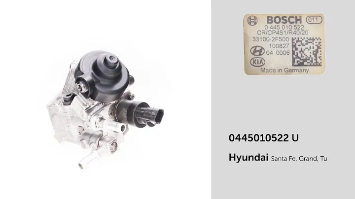 0445010522 U Топливный насос высокого давления Bosch 2.0 CRDI,2.2 CRDI Hyundai Tucson, KIA Sorento